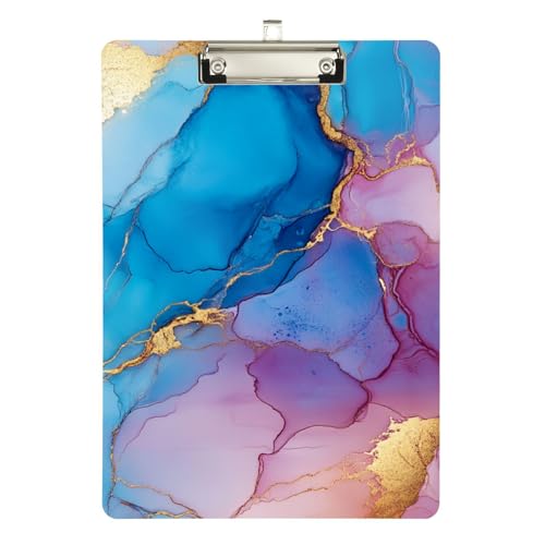 Foiosoh Klemmbrett für Patienten, Marmor-Blau, Hot Pfirsich, Hartplatte für personalisierte Klemmbretter für Lehrer, Größe 22,9 x 30,5 cm Foiosoh Klemmbrett für Patienten, Marmor-Blau, Hot Pfirsich, Hartplatte für personalisierte Klemmbretter für Lehrer, Größe 22,9 x 30,5 cm von Foiosoh