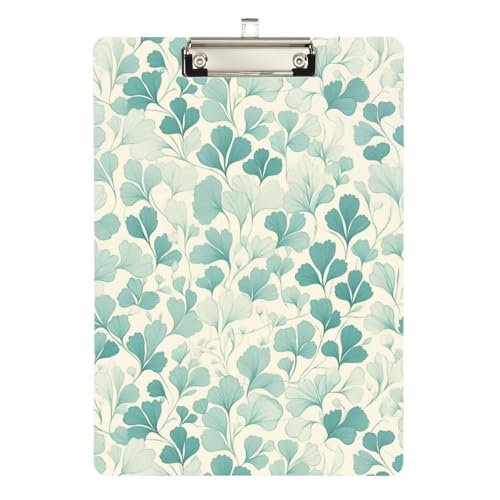 Foiosoh Klemmbrett mit Blättern, Minzgrün, transparent, für Lehrer, Muss für Klassenzimmer, Grundschule, Größe 22,9 x 30,5 cm von Foiosoh