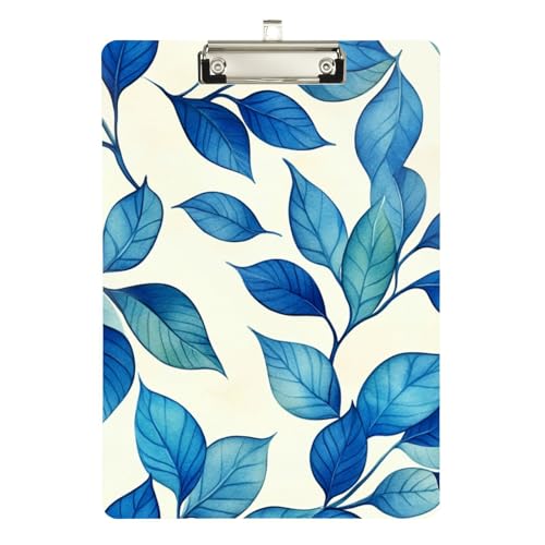 Foiosoh Klemmbrett mit Blättern, moderner Stil, Beige, für Klemmbrett, Lehrer, Größe 22,9 x 30,5 cm von Foiosoh