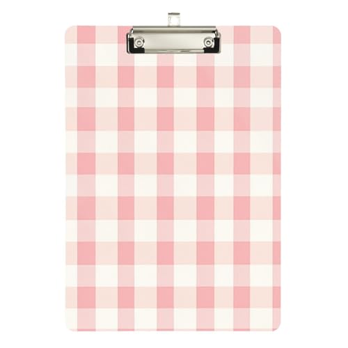 Foiosoh Klemmbrett mit Ordner, Kunststoff, für Klassenzimmer, Zubehör für Lehrer, Grundschule, Größe 22,9 x 30,5 cm, Pfirsichfarben und Weiß von Foiosoh