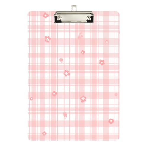Foiosoh Klemmbretter mit einfachen Streifen und Blumenmuster und Ordnern, Standard-Loch, für legale Frauen, Basketball-Trainer, Größe 22,9 x 30,5 cm von Foiosoh