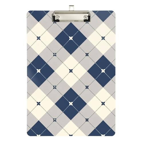 Foiosoh Klinisches Klemmbrett für Softball-Trainer, Klemmbrett für Lehrer, Größe 22,9 x 30,5 cm, Blau und Beige von Foiosoh