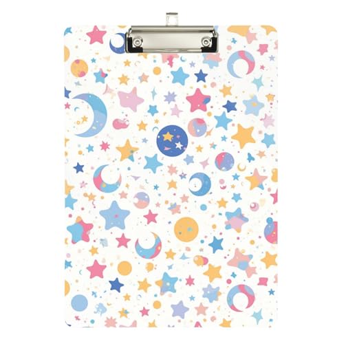 Foiosoh Konfetti-Monde, Punkte, Sterne, hängendes Klemmbrett, Organizer, Standard-Loch, für Krankenschwestern, Heimunternehmer, Größe 22,9 x 30,5 cm Foiosoh Konfetti-Monde, Punkte, Sterne, hängendes Klemmbrett, Organizer, Standard-Loch, für Krankenschwestern, Heimunternehmer, Größe 22,9 x 30,5 cm von Foiosoh