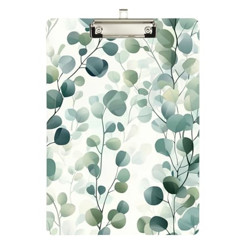 Foiosoh Mini-Klemmbretter mit Blattfrische, Blaugrün und Weiß, Standardloch für Lehrer, Muss für Klassenzimmer, Grundschule, Größe 22,9 x 30,5 cm Foiosoh Mini-Klemmbretter mit Blattfrische, Blaugrün und Weiß, Standardloch für Lehrer, Muss für Klassenzimmer, Grundschule, Größe 22,9 x 30,5 cm von Foiosoh