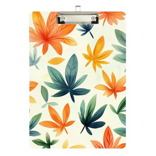 Foiosoh Minimalistischer Stil, Blätter, gelbes Zeichen-Klemmbrett, wasserdicht, für Klassenzimmer, Zubehör für Lehrer, Grundschule, Größe 22,9 x 30,5 cm Foiosoh Minimalistischer Stil, Blätter, gelbes Zeichen-Klemmbrett, wasserdicht, für Klassenzimmer, Zubehör für Lehrer, Grundschule, Größe 22,9 x 30,5 cm von Foiosoh