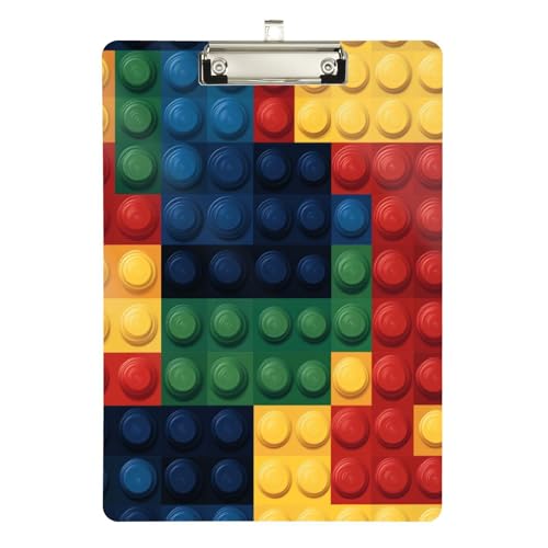 Foiosoh Nahtlose Bausteine Krankenschwester-Klemmbrett, Standardloch für Fußball, Softball, Coaching, Größe 22,9 x 30,5 cm von Foiosoh