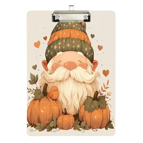 Foiosoh Niedliches Cartoon-Zwergen-Karten-Klemmbrett, Standardloch für Softball-Trainer, Klemmbrett, Lehrer, Größe 22,9 x 30,5 cm von Foiosoh