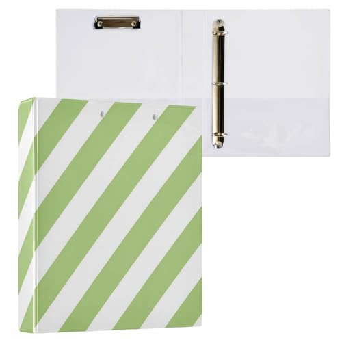 Foiosoh Notizbuch mit 3 Ringen, 3,8 cm, Ordner mit Klemmbrett, 1/2 Packungen, Ordner für die Schule, 200 Blatt, grüne Streifen Foiosoh Notizbuch mit 3 Ringen, 3,8 cm, Ordner mit Klemmbrett, 1/2 Packungen, Ordner für die Schule, 200 Blatt, grüne Streifen von Foiosoh