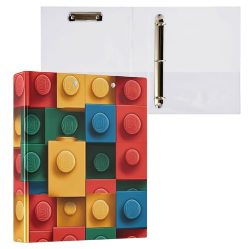 Foiosoh Ordner mit drei Ringen, 3,5 cm, mit Klemmbrett, 1/2er-Pack, College-Ordner für Studenten, Hardcover-Bausteine, bunt Foiosoh Ordner mit drei Ringen, 3,5 cm, mit Klemmbrett, 1/2er-Pack, College-Ordner für Studenten, Hardcover-Bausteine, bunt von Foiosoh