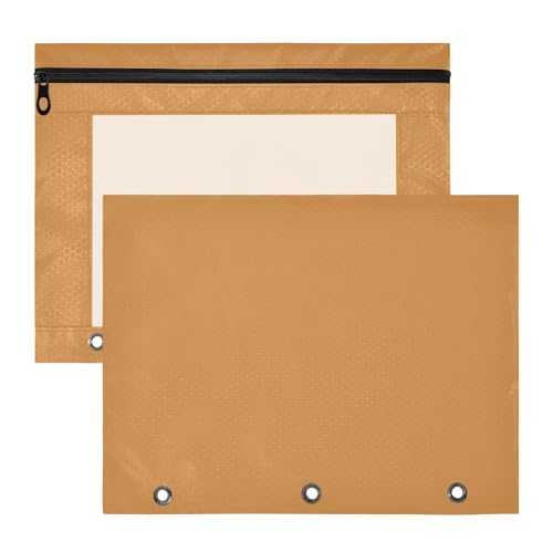 Foiosoh Ordnertaschen, transparent, 3 Locher für 3 Ringe, 2 Stück, für Lehrer, College, Peru von Foiosoh