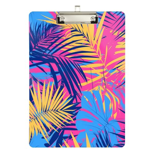 Foiosoh Palm Office Mate Schlankes Klemmbrett aus Kunststoff für Lehrer, Portfolio, Klemmbrett, Größe 22,9 x 30,5 cm von Foiosoh