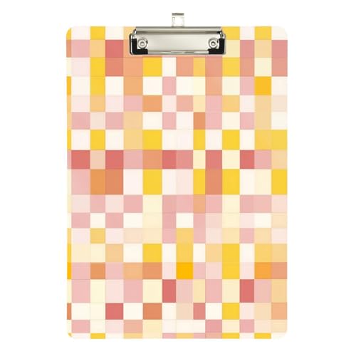 Foiosoh Quadrate, gelbe Rotgold-Film-Klemmbrett, Standard-Loch, für legale Frauen, Basketball-Trainer, Größe 22,9 x 30,5 cm Foiosoh Quadrate, gelbe Rotgold-Film-Klemmbrett, Standard-Loch, für legale Frauen, Basketball-Trainer, Größe 22,9 x 30,5 cm von Foiosoh