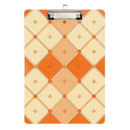 Foiosoh Reise-Klemmbrett für Kinder, Standard-Loch, für 5. Klasse, für Lehrer, Größe 22,9 x 30,5 cm, Orange Foiosoh Reise-Klemmbrett für Kinder, Standard-Loch, für 5. Klasse, für Lehrer, Größe 22,9 x 30,5 cm, Orange von Foiosoh