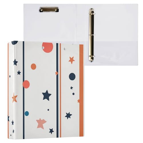 Foiosoh Ringbücher mit 3,8 cm, mit Innentaschen, 1/2 Packungen, Schulbedarf, 200 Blatt, Stern und Kreis, 3 Stück Foiosoh Ringbücher mit 3,8 cm, mit Innentaschen, 1/2 Packungen, Schulbedarf, 200 Blatt, Stern und Kreis, 3 Stück von Foiosoh
