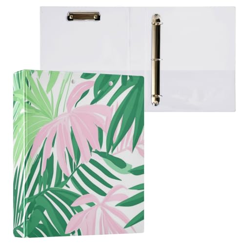 Foiosoh Ringbücher mit runden Ringen, 3,8 cm, mit Taschen, 1/2 Packungen, Schulordner, Hardcover, Palmengrün Foiosoh Ringbücher mit runden Ringen, 3,8 cm, mit Taschen, 1/2 Packungen, Schulordner, Hardcover, Palmengrün von Foiosoh
