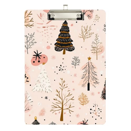 Foiosoh Safari Tree Pfirsich-Klemmbrett, Standard-Loch, für Krankenschwestern, Heimunternehmer, Größe 22,9 x 30,5 cm von Foiosoh