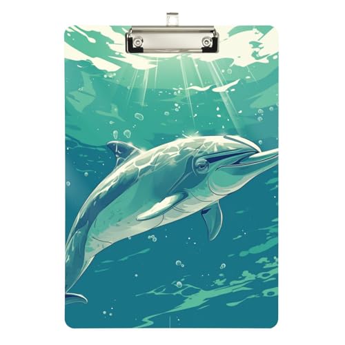 Foiosoh Sea Cute Fish Krankenschwestern Klemmbrett Kunststoff für Krankenschwestern Home Contractor Größe 9 x 12 von Foiosoh