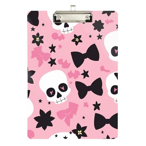 Foiosoh Spooky Skelett Sterne Klemmbrett schließt Standardloch für legale Frauen, Basketball-Trainer, Größe 9 x 12 Foiosoh Spooky Skelett Sterne Klemmbrett schließt Standardloch für legale Frauen, Basketball-Trainer, Größe 9 x 12 von Foiosoh