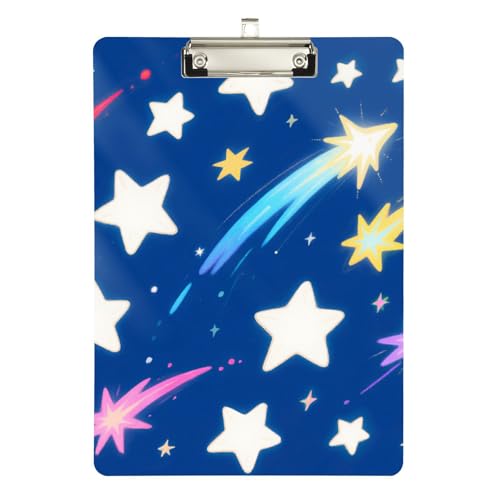 Foiosoh Star Deep Blue Mädchen Klemmbrett für die Schule, Acryl, niedlich für Lehrer, Muss für Klassenzimmer, Grundschule, Größe 22,9 x 30,5 cm Foiosoh Star Deep Blue Mädchen Klemmbrett für die Schule, Acryl, niedlich für Lehrer, Muss für Klassenzimmer, Grundschule, Größe 22,9 x 30,5 cm von Foiosoh