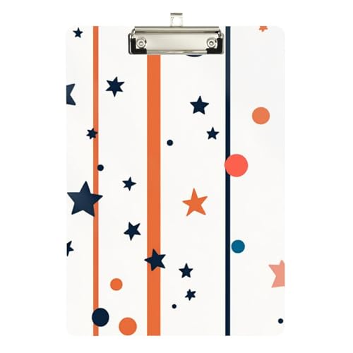 Foiosoh Stern- und Kreis-Padfolio für Damen, Standard-Loch, für Krankenschwestern, Studenten, Handel, Quest, Größe 22,9 x 30,5 cm von Foiosoh