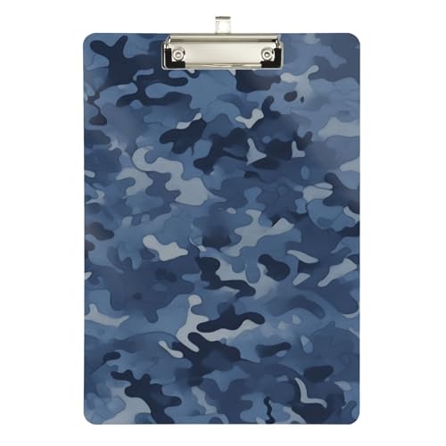 Foiosoh Vator Hartschalenmappe mit Klemmbrett, wasserdicht, für 5. Klasse, für Lehrer, Größe 22,9 x 30,5 cm, Blau von Foiosoh