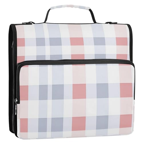 Ringbuch mit 3 Ringen, quadratisch, 3,8 cm, mit extra Taschen mit Griff und abnehmbarem Schultergurt, inklusive Reißverschlusstasche, Schulbinder, Organizer für Mittelschule, Weiß / Orange Ringbuch mit 3 Ringen, quadratisch, 3,8 cm, mit extra Taschen mit Griff und abnehmbarem Schultergurt, inklusive Reißverschlusstasche, Schulbinder, Organizer für Mittelschule, Weiß / Orange von Foiosoh