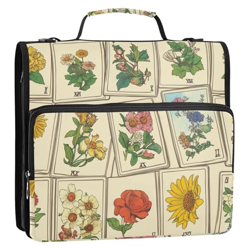 Tarot Vintage Beige 3,8 cm 3 Ringe Reißverschluss Ordner mit Gurt Laege Kapazität Dokumentenmappe Organizer für Büro Schule Tarot Vintage Beige 3,8 cm 3 Ringe Reißverschluss Ordner mit Gurt Laege Kapazität Dokumentenmappe Organizer für Büro Schule von Foiosoh