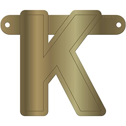 Folat 50105 Banner Letter K::Metallic Gold Folat 50105 Banner Letter K::Metallic Gold von Folat B.V.