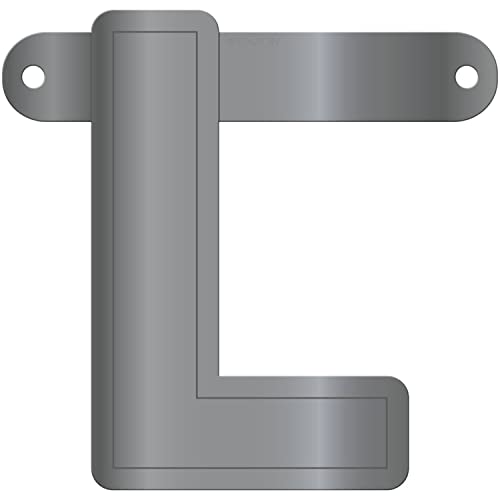 Folat 50114 Banner Letter L::Metallic Silver von Folat B.V.