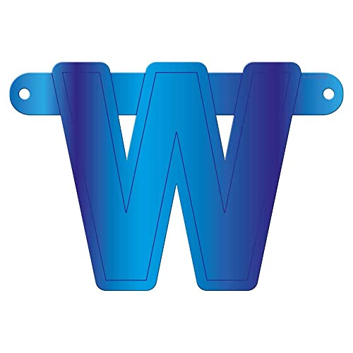 Folat 50223 Banner Letter W::Blue von Folat