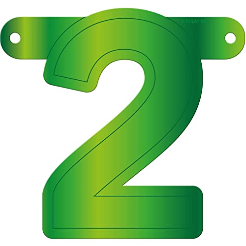 Folat 50282 Banner Letter 2::Lime Green von Folat B.V.