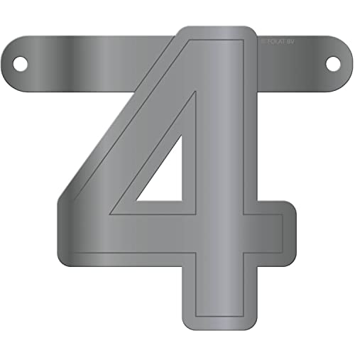 Folat 50304 Banner Letter 4::Metallic Silver Folat 50304 Banner Letter 4::Metallic Silver von Folat B.V.