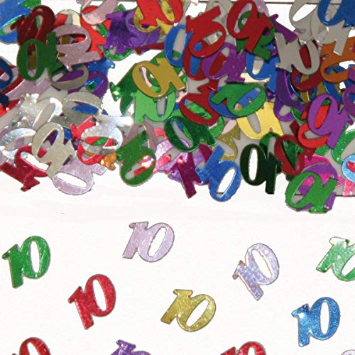 Folat FOL053099P1 5309 - Tischkonfetti Zahl 10 - bunt - 1 x 14 gr. Folat FOL053099P1 5309 - Tischkonfetti Zahl 10 - bunt - 1 x 14 gr. von Folat