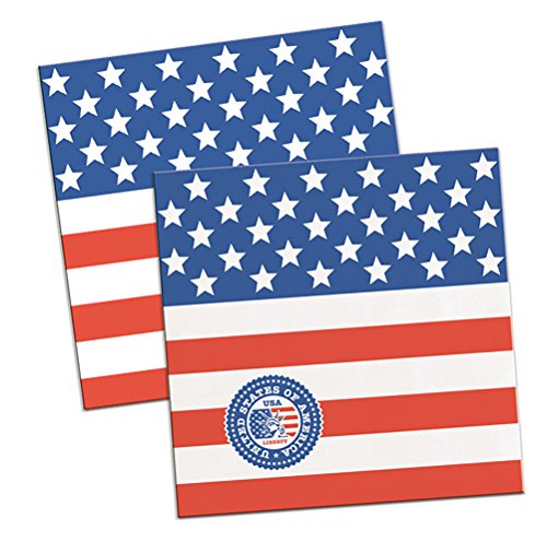 16 Servietten * USA / AMERIKA * für Party und Geburtstag von FOLAT // Mottoparty Geburtstag Feier Fete Set Papierservietten Napkins US Stars and Stripes 16 Servietten * USA / AMERIKA * für Party und Geburtstag von FOLAT // Mottoparty Geburtstag Feier Fete Set Papierservietten Napkins US Stars and Stripes von Folat