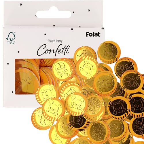 50 Stück Konfetti * GOLDMÜNZEN * als Deko für Kindergeburtstag und Piraten Mottoparty | 3cm Durchmesser, aus Glanzpapier | Tischkonfetti Kinder Geburtstag 50 Stück Konfetti * GOLDMÜNZEN * als Deko für Kindergeburtstag und Piraten Mottoparty | 3cm Durchmesser, aus Glanzpapier | Tischkonfetti Kinder Geburtstag von Folat