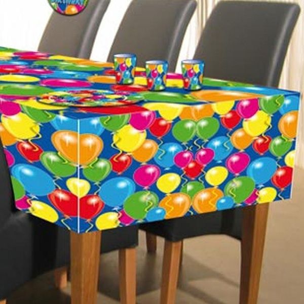 Ballonparty Tischdecke farbenfroh, abwischbare PVC Folie, 120x180 cm Ballonparty Tischdecke farbenfroh, abwischbare PVC Folie, 120x180 cm von Folat