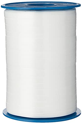 C.E. PATTBERG Geschenkband weiss, 500 Meter Ringelband 5 mm zum Basteln, Dekorieren & Verpacken von Geschenken zu jedem Anlass C.E. PATTBERG Geschenkband weiss, 500 Meter Ringelband 5 mm zum Basteln, Dekorieren & Verpacken von Geschenken zu jedem Anlass von Folat