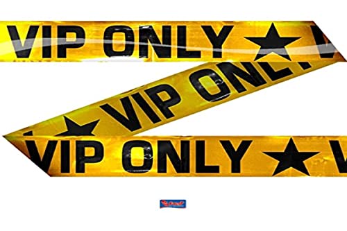 Folat 22559 Deko-Markierungsband für Partys, Motiv „VIP ONLY“, Gold/Schwarz Folat 22559 Deko-Markierungsband für Partys, Motiv „VIP ONLY“, Gold/Schwarz von Folat