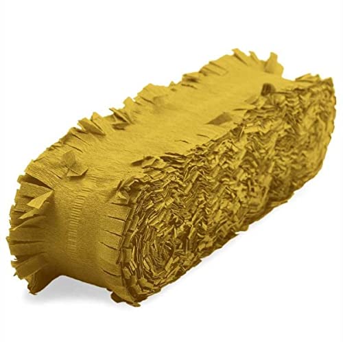 Dreh-Girlande Party-Deko Gold 24m Einheitsgröße von Folat