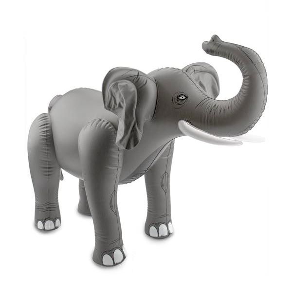 Elefant, aufblasbares Dekotier,75cm, eindrucksvolle Dschungelparty-Deko Elefant, aufblasbares Dekotier,75cm, eindrucksvolle Dschungelparty-Deko von Folat