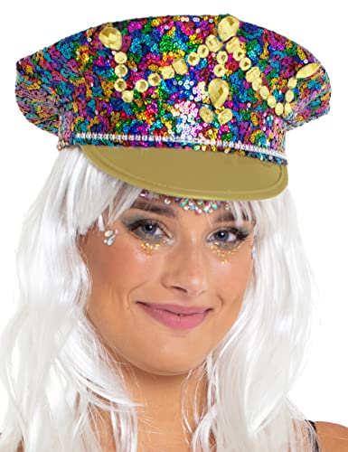 Festartikel Müller - Partymütze mit mehrfarbigen Pailletten Festartikel Müller - Partymütze mit mehrfarbigen Pailletten von Folat