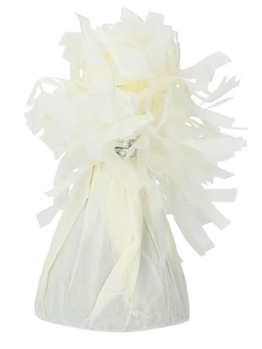 Folat 04967 Ballongewicht für Heliumballons, Folie Ballon-Creme Creamy Latte-Papier-170 Gramm-Für Helium Luftballon zum Party Deko, Kinder Geburtstag, Jubiläum von Folat