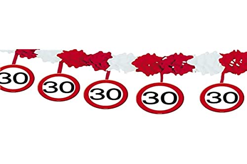 Folat 05229 - Girlande - 4 m - Verkehrszeichen - Zahl 30-1 STK. Folat 05229 - Girlande - 4 m - Verkehrszeichen - Zahl 30-1 STK. von Folat