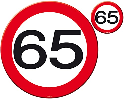 Folat 05286 - Platzset mit Untersetzer Verkehrszeichen - Zahl 65-1 STK. Folat 05286 - Platzset mit Untersetzer Verkehrszeichen - Zahl 65-1 STK. von Folat