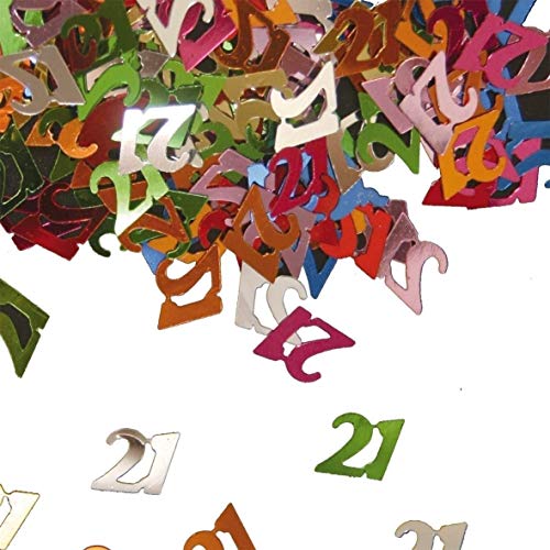 Folat 05312 - Tischkonfetti Zahl 21 - bunt - 1 x 14 gr. Folat 05312 - Tischkonfetti Zahl 21 - bunt - 1 x 14 gr. von Folat