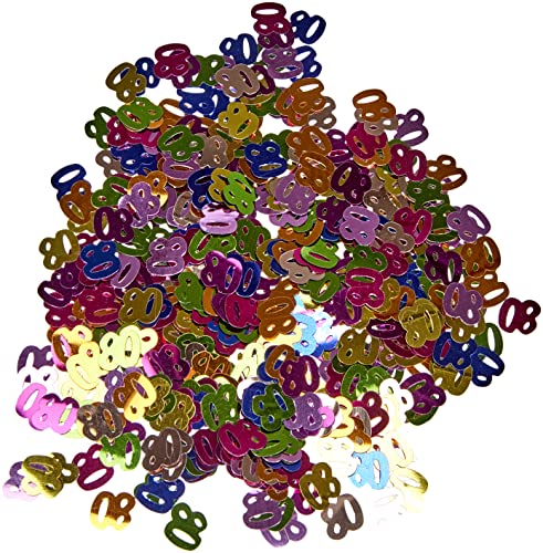 Folat 05321 - Tischkonfetti Zahl 80 - bunt - 1 x 14 gr. von Folat