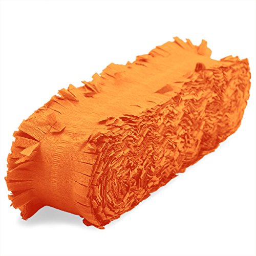 Folat 07724 Girlande aus Krepppapier, Orange, 24 m von Folat