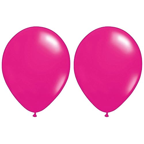 Folat 08084 Magentafarbene Ballons 30 cm-100 Stück, Pink (Packung mit 2) von Folat
