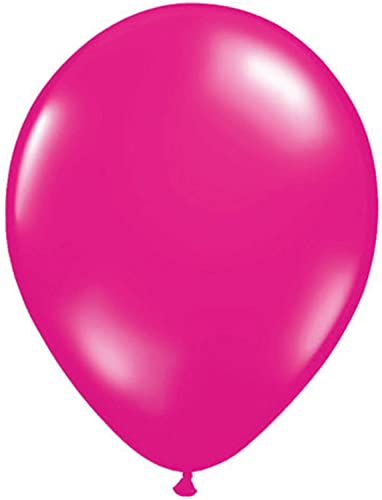 Folat 08418 Magentafarbener Ballon Metallic 30 cm-10 Stück, Pink von Folat