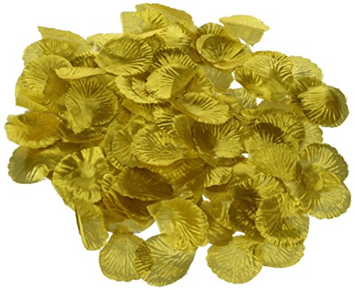 Folat 08875 - Deluxe Streudeko Rosenblätter - golden - 144 Stk. von Folat